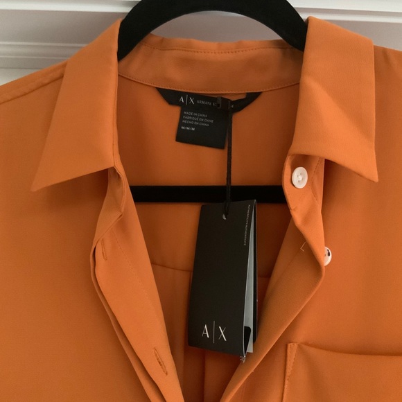 Armani Exchange button down shirt dress - Picture 2 of 5